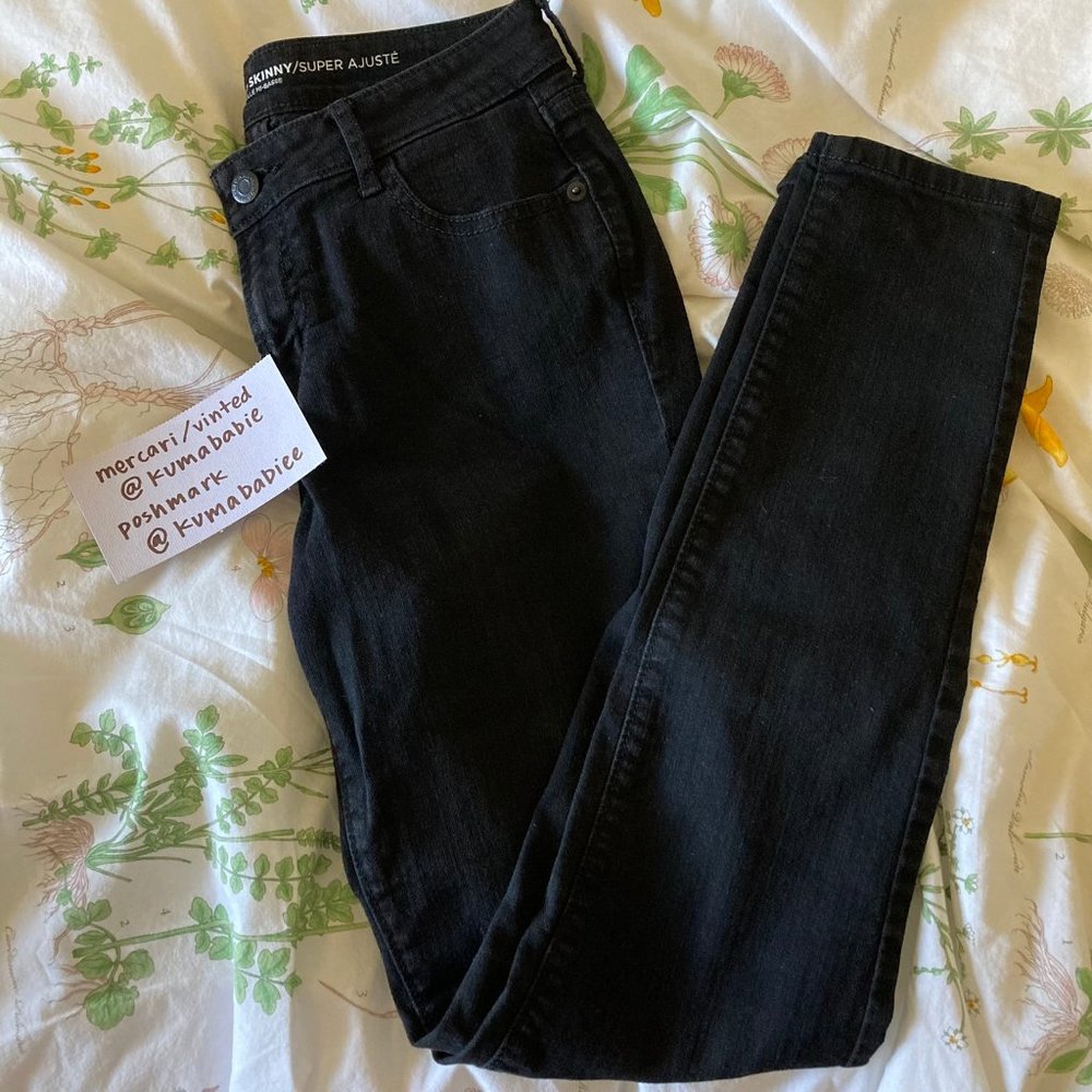 old navy - super skinny black jegging